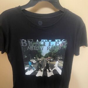Black Beatles Abbey Road T-Shirt